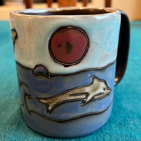 Mara Other - Hand glazed dolphin mug by Mara